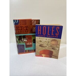 Lot Of 2‎ HOLES Paperback and SMALL  STEPS Hardback 1st Edition By Louis Sachar